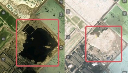 无视中央环保督察，青海一“矿霸”非法填埋大量工业危险废物，约2000亩水域90%已经消失