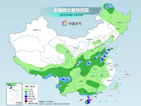 未来三天北方强降雨逐步转移 江南中东部高温闷热天气持续