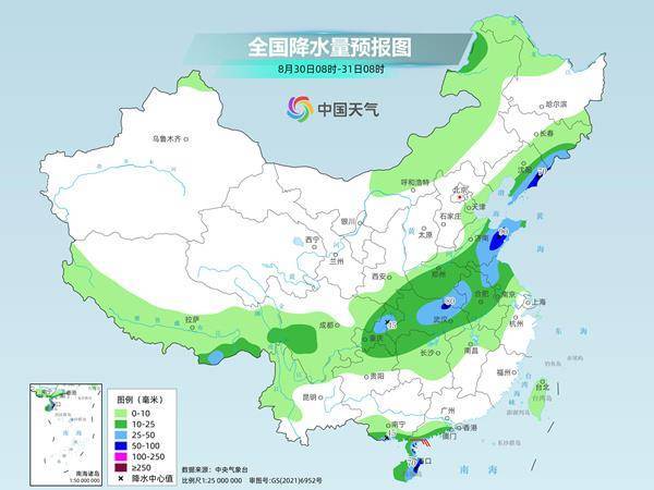 未来三天北方强降雨逐步转移 江南中东部高温闷热天气持续