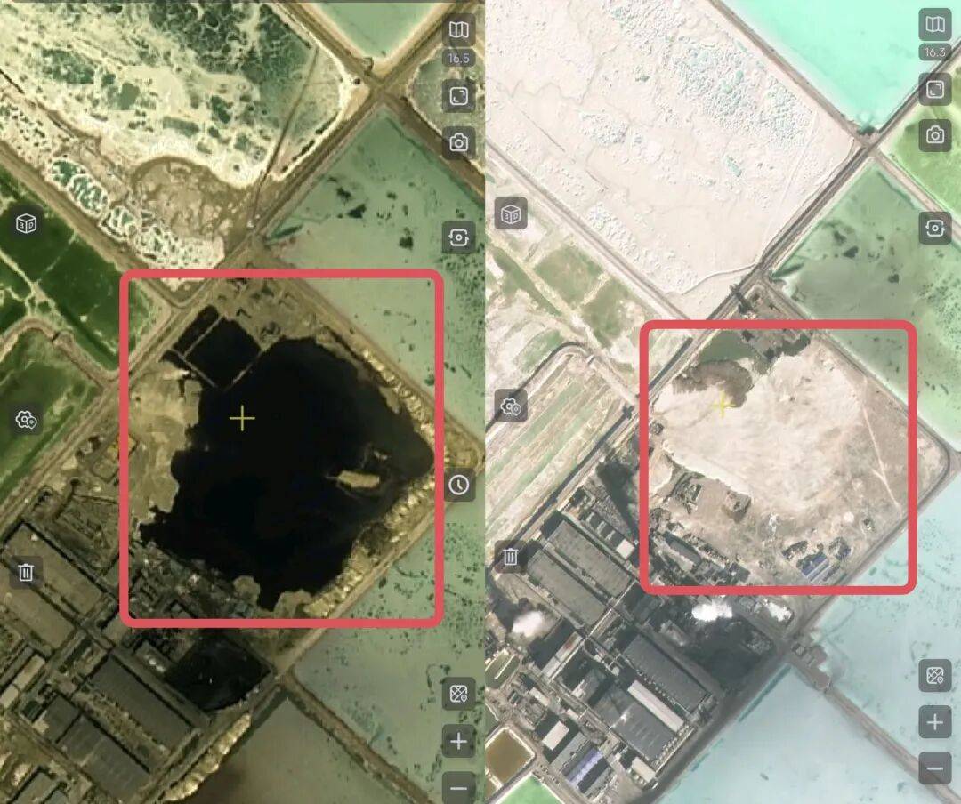 无视中央环保督察，青海一“矿霸”非法填埋大量工业危险废物，约2000亩水域90%已经消失